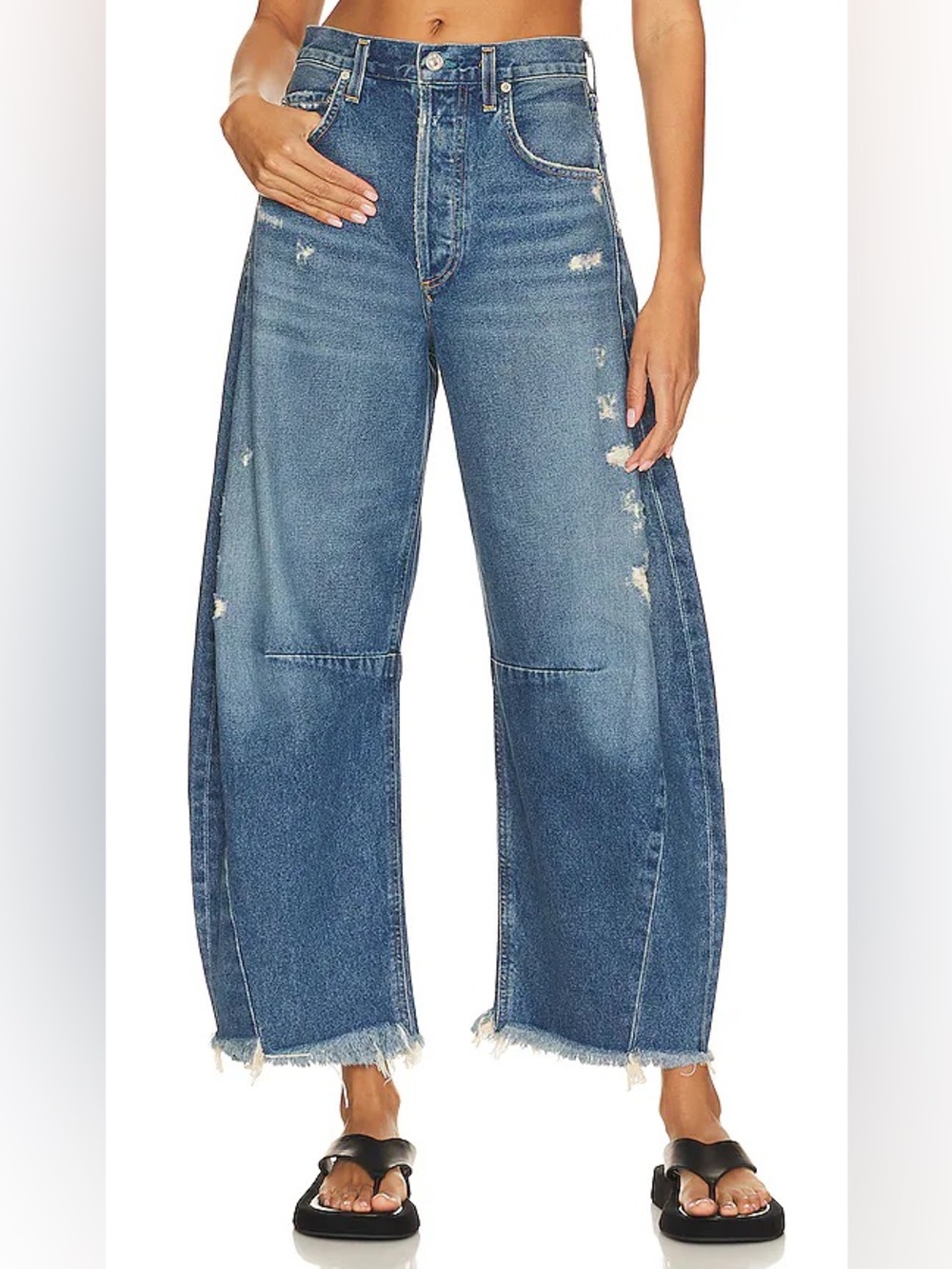 Citizens of Humanity Horseshoe Barrel Jeans Magnolia Size 23